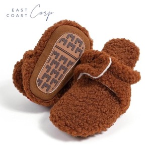 Winter Warm Soft Cotton Booties for Newborns Non-Skid Infant Ankle <b>Boots</b> Stay-On <b>Slipper</b> Crib Shoes - Product Image 2