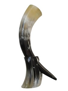 Premium Poli Gravé Conception Nautique Animal Style Corne À Boire Stand Étanche Unique Élégant Naturel Artisanat Décor Pièce - Product Image 6