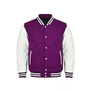 Nouvelles tendances vestes d'hiver veste universitaire OEM personnalisée en gros pour hommes vestes élégantes et respirantes pour hommes en laine - Product Image 5