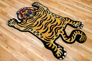 Tapis antidérapant touffeté en laine de haute qualité Tapis imprimé animal du concessionnaire de confiance pour salle de bain et salon - Product Image 2