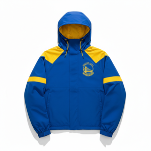 Vestes bomber coupe-vent d'équipe de basketball teintes sur mesure - Imperméables, écologiques, séchage rapide, manches chauve-souris, design unisexe pour l'hiver - Product Image 1