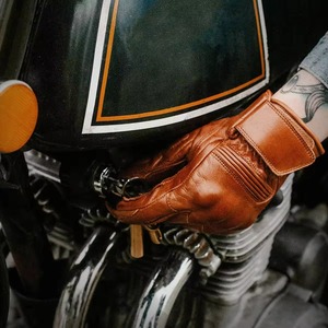 ถุงมือแข่งรถมอเตอร์ไซค์สำหรับทุกเพศถุงมือหนังสำหรับแข่งรถมอเตอร์ไซด์ขนาดเล็กดีไซน์โลโก้ออกแบบได้ตามต้องการ - Product Image 3