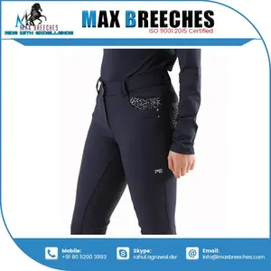 Collants équestres taille haute à siège intégral Pantalon d'équitation Jodhpurs imprimé en silicone-Vente en gros pour les amateurs de chevaux - Product Image 3