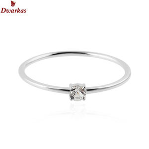 Elegante anillo de dedo de piedra preciosa de circón Natural Vintage de lujo 925 plata esterlina elegante diseño de moda regalo de boda perfecto para mujeres - Product Image 3