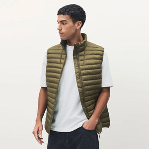 Chalecos Acolchados de Alta Calidad para Hombre, con Cierre, Sin Mangas, de Nailon y Poliéster, Cálidos, Cortavientos, para Invierno, con Servicio OEM - Product Image 3