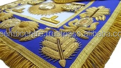 ผ้ากันเปื้อนเครื่องราชกกุธภัณฑ์จาก Masonic ผ้าคาดเอวปักตามสั่งอุปกรณ์เสริมสำหรับพิธีการระดับพรีเมียม - Product Image 3