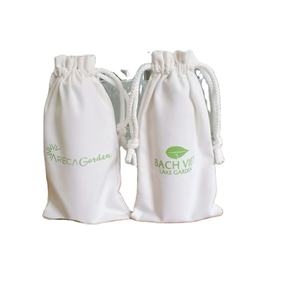 Bolso de compras de lona de algodón reciclado personalizado diseño de patrón de letras - Product Image 3