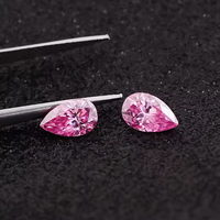 Poire 0.99Ct Fancy Vivid Pink VS2 Diamant de laboratoire en vrac avec diamant certifié IGI pour bague de fiançailles