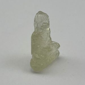 Buda de cristal del desierto libio Natural tallado raro LDG calavera tallada a mano calavera bellamente tallada calavera - Product Image 4