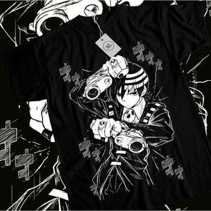 T-shirt Anime Soul Eater avec motif Death the Kid, haut en coton durable - Product Image 1