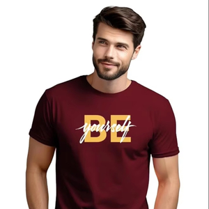 Camiseta de algodón 100% de alta calidad para hombre, estampado de logotipo personalizado, transpirable, de gran tamaño, cuello redondo, Jersey corto largo, estilos disponibles personalizados - Product Image 1