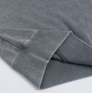 Haute qualité 100% coton hommes marque sweat à col rond poids lourd français hommes surdimensionné personnalisé sweat-shirt à col rond - Product Image 5