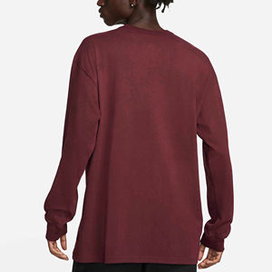 Camiseta de ropa de calle para hombre, camisetas informales de cuello redondo con bordado sublimado de manga larga de alta calidad para hombre - Product Image 2