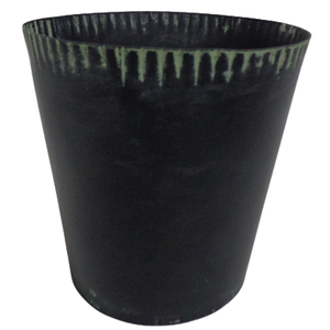 Classic Design Metal Serving Bowl Black Texture With Brown Color Aluminum Bowls for <b>Dinnerware</b> Customized Handmade - Product Image 3