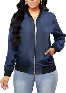Chaqueta ligera informal de manga larga para mujer Outwear con bolsillos con un estilo informal - Product Image 4