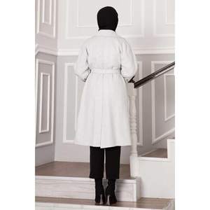 Leyla Hijab Manteau Cachemire Gris - Product Image 2