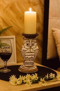 Wooden Six Column <b>Candle</b> <b>Holder</b> Suitable For Home Decor Table Centerpiece And Festive Lighting Handcrafted From India - Product Image 6