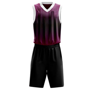 Uniforme de baloncesto personalizable para hombre, tendencia superior, nueva moda con tela duradera de alta calidad y tecnología de impresión Premium - Product Image 1