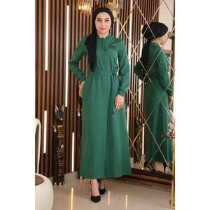 Manteaux, vestes et trench-coats modestes à boutons et côtelés Abaya - Product Image 3