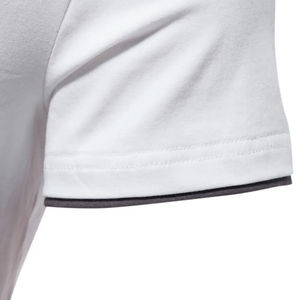 Peso pesado 100% algodón Tallas grandes Camisetas de hombre Cuello en V Sublimación Lisa Camiseta de hombre de gran tamaño en blanco hecha a medida - Product Image 5