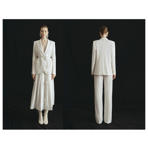 Blazers de mujer de negocios elegantes de alta calidad Bordado a mano con cierre de un solo pecho versátil para uso diario - Product Image 1