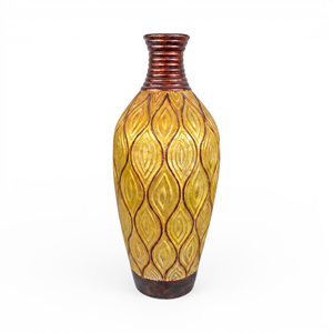 Jarrón de Terracota Rústico Hecho a Mano para Decoración del Hogar y Sala de Estar - Product Image 1