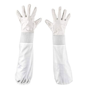 2025 nueva llegada de cuero de alta calidad mejor proveedor y precio barato apicultor apicultura guantes antideslizantes servicio OEM - Product Image 3