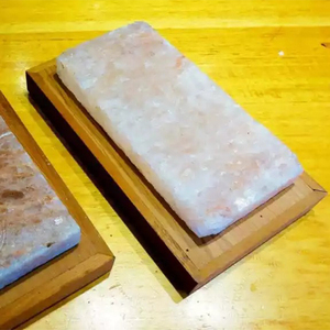 Nouveau produit OEM en gros, dalles de cuisson himalayennes en matériau organique sculpté à la main, respectueuses de l'environnement, avec éclairage LED - Product Image 5