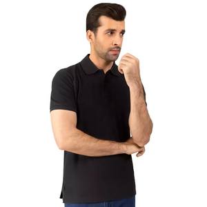 T-shirts en coton piqué de couleur unie pour hommes Soldes-Promu pour polos Logo personnalisé Broderie Jersey Tissu T-shirt imprimé délavé - Product Image 1