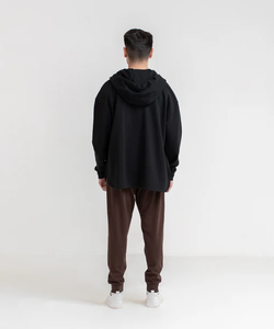 Sudadera con Capucha Personalizada 100% Algodón para Hombre, Talla Grande, Antiencogimiento, Transpirable, con Bolsillo Delantero, Etiqueta Privada OEM, Venta al por Mayor - Product Image 5