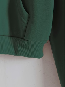 Sudadera con Capucha para Mujer, Informal, de Invierno, 100% Algodón, Tejida, 300g, Antiencogimiento, de Alta Calidad, con Logotipo Frontal y Bolsillo Lateral, Precio Económico - Product Image 5
