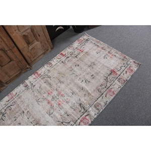 พรมตกแต่งสไตล์ตุรกี ขนาด 3x6.4 ฟุต พรมวินเทจ พรมสีเทาสไตล์ตะวันตกเฉียงใต้ - Product Image 5