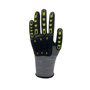 Gants de sécurité à injection directe TPR Gants de tuyauterie de jardinage antidérapants anti-feu EN388 Gants en coton résistants aux coupures - Product Image 2