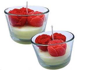 Bougie décorative parfumée de luxe en cire de soja, forme ronde, mélange premium, festive, Diwali, Ramadan, Pâques, arôme luxueux, élégante - Product Image 5