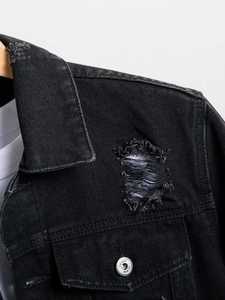 Vestes de camionneur en toile pour hommes, en denim vintage personnalisé pour travailleur d'hiver, charpentier, Detroit - Product Image 3