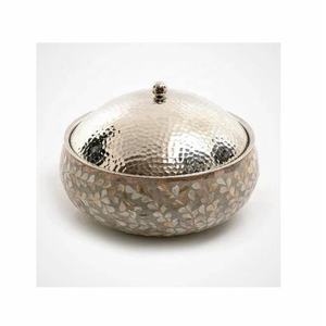 Cazuela de acero inoxidable con incrustaciones de madreperla de alta calidad, olla caliente de acero con cazuela, olla caliente para servir alimentos - Product Image 1