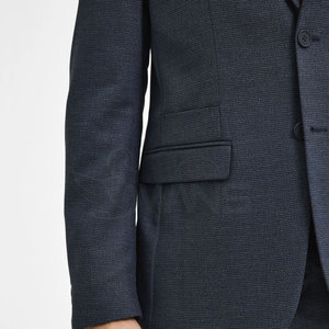 High Quality Double Breasted Men's <b>Blazer</b> Suit Plus Size Notched Collar Casual Wear Cotton Button Comfortable Jacket Pants - Product Image 6