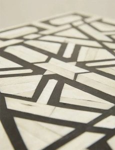 Mesa de comedor con incrustaciones de hueso natural de diseño elegante moderno para la decoración del hogar, jardín, dormitorio, hotel o apartamento - Product Image 3