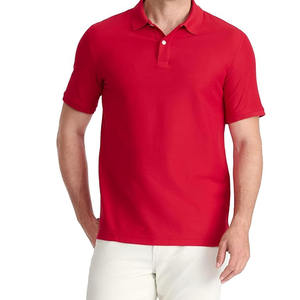 Chemises pour hommes de qualité supérieure 100% coton Polo pour hommes à manches courtes Col montant Logo personnalisé Respirant Polo pour hommes personnalisé - Product Image 3
