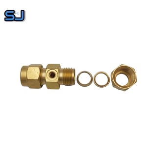 Khớp Nối Điện Môi Kích Thước Ống 1/2 Đầu Nối Nhanh Vòi Nước Nhà Bếp Đầu Nối Đồng Thau - Product Image 5