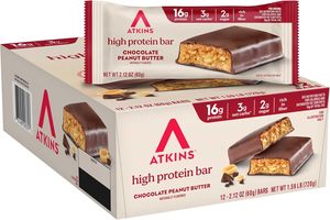 Atkins Chocolate Peanut Butter Protein Meal <b>Bar</b>, 12 Count - Product Image 4