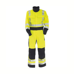 Tenues de travail haute visibilité pour hommes, uniformes réfléchissants de sécurité industrielle en polyester respirant pour les ouvriers d'usine - Product Image 1