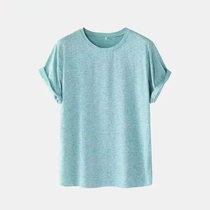 Ensemble T-shirt et short unisexe pour homme, vêtements de sport d'été, mélange de coton, taille élastique, tissu respirant à séchage rapide, option de logo personnalisé - Product Image 2