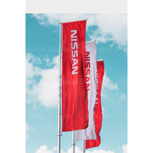 Customizable 3x5ft Vertical <b>Pole</b> <b>Flag</b> Satin Polyester Plastic Digital Printing Aluminum Fiberglass <b>Pole</b> Pennant Style <b>for</b> Cars - Product Image 5