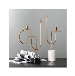 Juego de Portavelas de Metal Estilo Boho Chic con Tallado Detallado, Perfecto para Centro de Mesa, Sala de Estar, Dormitorio o Eventos - Product Image 4