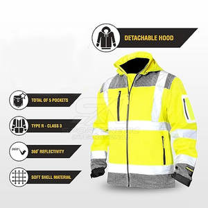 Vestes de sécurité réfléchissantes respirantes et confortables pour le travail industriel et en extérieur - Product Image 6