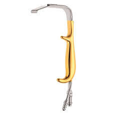 Instrumentos de cirugía plástica de acero inoxidable de calidad alemana Retractor de mama Manual Retractor de mama cosmético de luz de fibra óptica - Product Image 5