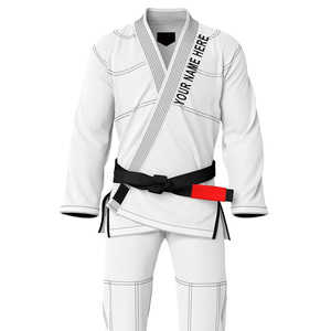 Personalized Custom Color BJJ Gi Contrast Stitching 140gsm Pearl Weave Kimono Custom <b>Name</b> Embroidery Jiu Jitsu Uniform 100% - Product Image 6