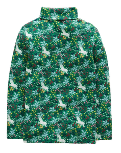 2024 nouveau femmes col haut Modal automne et hiver imprimé T-shirt coupe ajustée à manches longues T-Shirt col roulé - Product Image 2