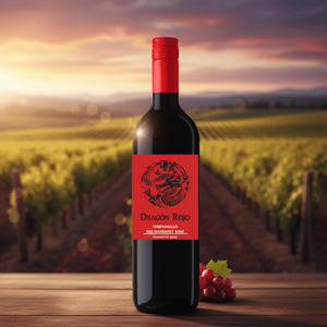 Rượu vang đỏ Dragon Rojo, bán ngọt, 100% Tempranillo, 12% cồn, giống cây nho Tây Ban Nha, 0,75 lít, từ Castilla La Mancha. - Product Image 4